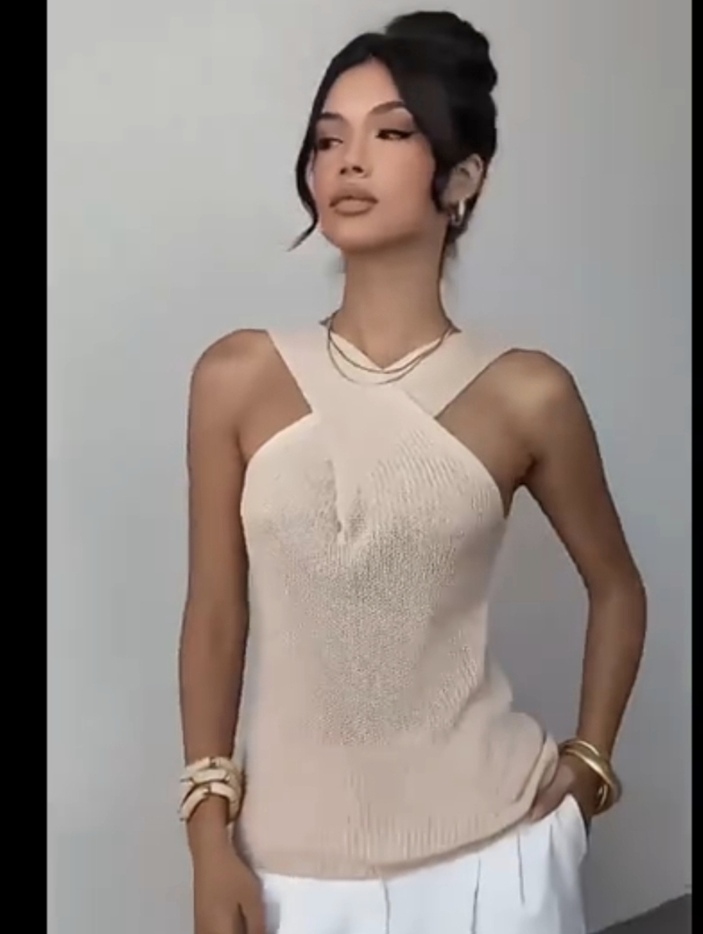 Criss cross top